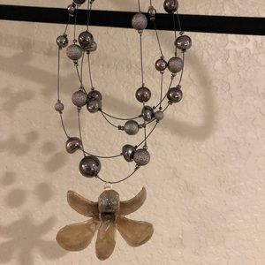 Orchid necklace